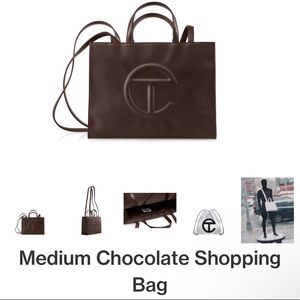 Teflar Medium Chocolate Shopping bag
